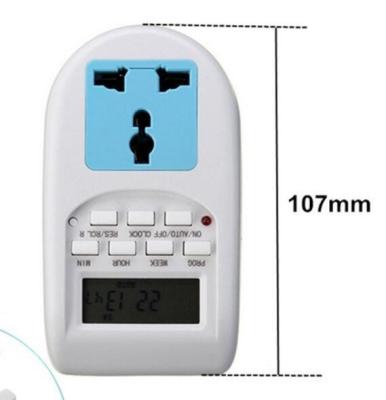 China 24 Hours UK/EU Plug Wholesale Energy Saving Timer Programmable Electronic Timer Socket Digital Timer for sale