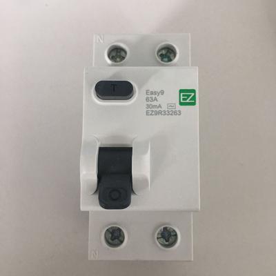 China Good quality EZ9R14225 Easy9 25A 10mA 6ka 2pole RCCB for sale