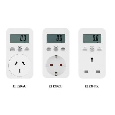 China EU /AU/UK Plug-in Digital wattmeter LCD Energy Monitor Power Meter Electricity Electric swr meter Usage Monitoring Socket for sale