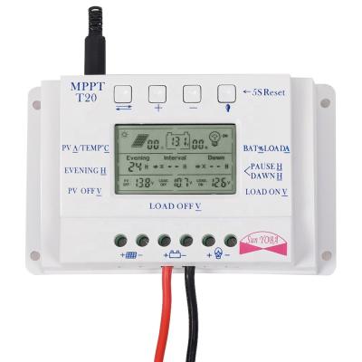 China LCD Solar Charge Controller 12V 24V Solar Panel Batteries Charge Regulator MPPT Solar Controller for sale