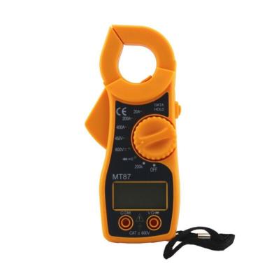 China Portable MT87 LCD Digital Clamp Meters Multimeter With Measurement AC/DC Voltage Current Tester for sale