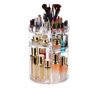 China CLASSIC Cosmetic Makeup Organizer 360 Rotating Make Up Organizer Acrylic Multi-Function Cosmetic Storage Box for sale