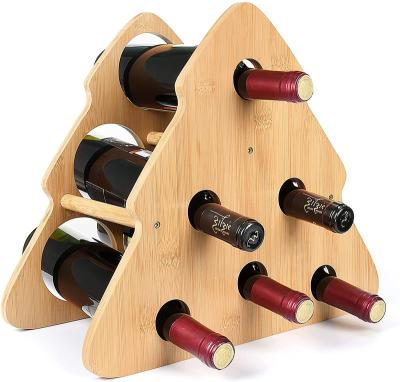 China Sustainable DIY Wine Rack Bamboo Wine Rack Wine Rack Wine Organizer Holder Living Room Storage Organizer for sale