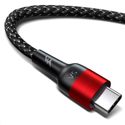 China Super Fast Charging + Data Transfer 5a Fast Charging Nylon Braided Type C USB Cable With Gift Box USB Cable Type C Fast Charging Cable for sale