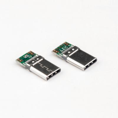 China High Quality Mini 12 Pin PCB 5pin Male Type Micro USB Female Connector USB C 2.0 Connector With PCB Board for sale