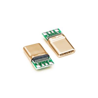 China audio & usb video connector e75 c48 male jack solder for samsung xiaomi vivo huawei cable for sale