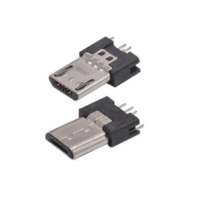 China audio & B USB3.0 Factory SMT Micro USB Connector 135 Degree Mini USB Visual Wholesale Micro Female Horizontal Connector for sale