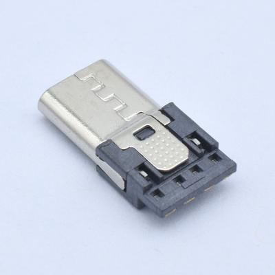 China audio & USB 2.0 jack 5pin smt connector low profile soldering socket low profile video micro male type b for sale