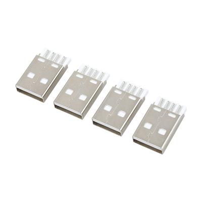 China Communication Connectors USB 2.0 Type One Pin Header USB Connector Accepting 4 Male Jacks For PCB Board And Mobile Power for sale