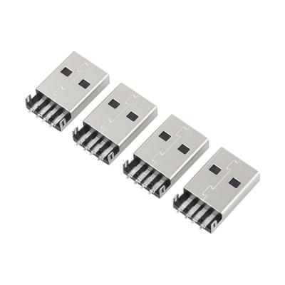 China Communication Connectors Partstock USB 2.0 Male Port Connector Solder Jacks USB Repair Replacement Adapter Plug Connectors for sale