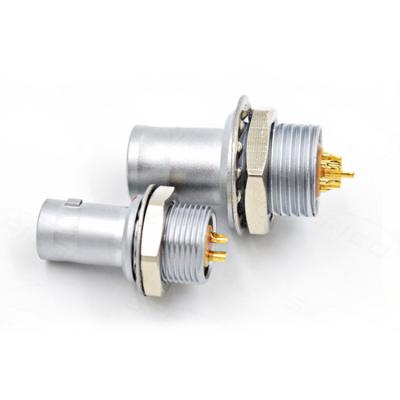 China audio & B series circular connector OHG connector self-locking metal visual circular push-pull receptacle for sale