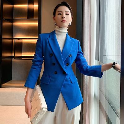 China 2021 Anti-Wrinkle Button Ladies Blazer Woman Work Lady 5xl Jackets Oversized Blazer Lady Fashion Jackets Female Office Suit Women's Jacket for sale