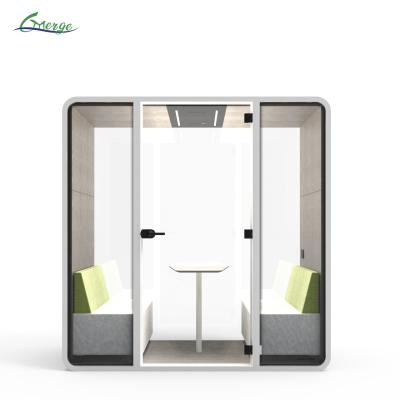 Китай Modular Soundproof Office Pod Furniture Included Desk And Chair and Ventilation Air Circulation Fan for Office продается