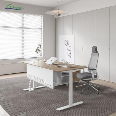 China Style Modern Work Office Desk Uplift Electric Sit-Stand Desk with Customized Size for sale