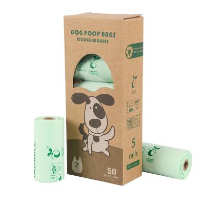 China Sustainable Portable Printed Cleaning Sets Waterproof Hygiene Eco Friendly Dog Bags Biodegradable Poop for sale