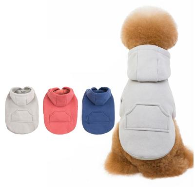 China 2022 Viable Luxury Warm Pet Dogs Winter Cotton Fleece Hoodie Cute Clothes Wholesale for sale