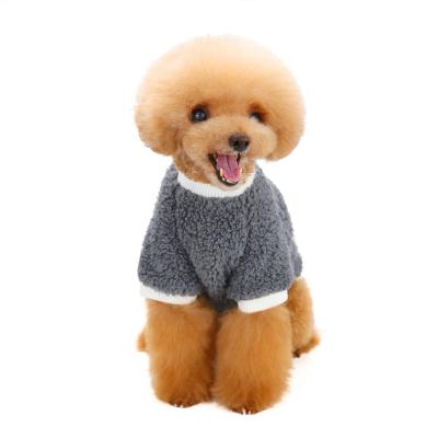 China Sustainable Wholesale Bubble Velvet Fashion Cat Puppy Accessories Clothes Luxury Dog Clothes Winter for sale