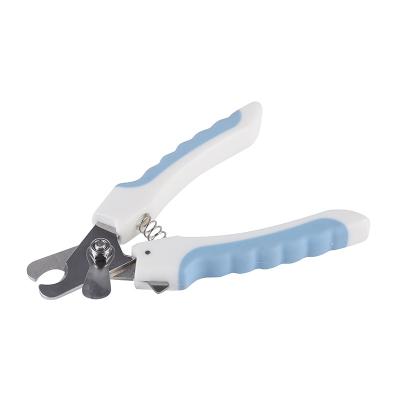 China Viable Blue Cat Pet Nail Dog Grooming Scissors Stainless Steel Trimmers Small Steel For Dogs for sale