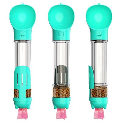 China Automatic Feeder 500ml ABS Poop Bag Dispenser Dog Holder Portable Pet Cat Waterer for sale