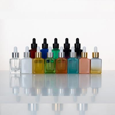 China Packaging Cosmetics 10ml Rose Gold 50ml Frosted Face Serum Dropper Glass Bottle 30ml for sale