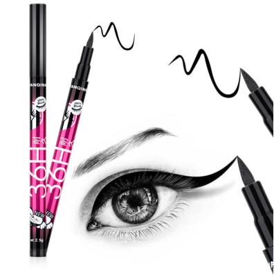 China 36 Hours Hold Biodegradable Makeup Eyeliner Pen Halo Dye Makeup Anti-sweat Color Black Eyeliner Pen For Eye Beauty Empty Customized Tube for sale