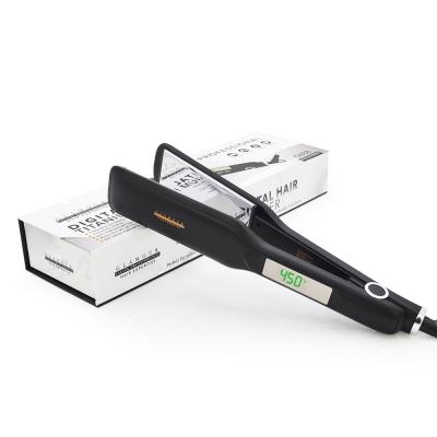 China Outdoor Professional Thick Plate Hair Straightener Ceramic Iron for sale