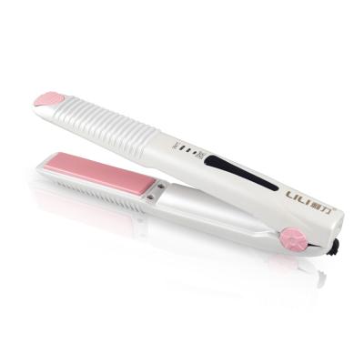 China Multifunctional Home Portable Flat Iron Hair Straightener Ceramic Cordless Rechargeable Hair Straightener for sale