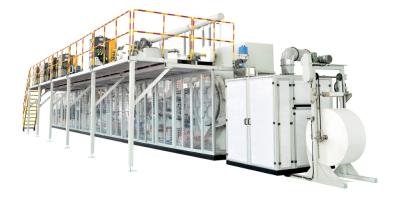 China Disposable Hotels Feel Comfortable In Low Price Factory Supply Baby Diaper Making Machine for sale