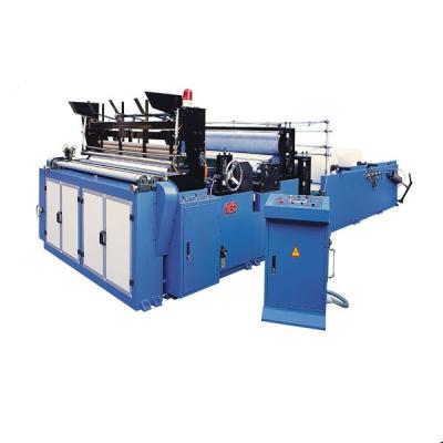 China Small Sanitary Paper Toilet Paper Rewinding Making Machine for sale