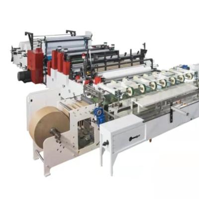 China Full Automatic Tissue Machine Toilet Paper Roll Paper Rewinding Machine for sale