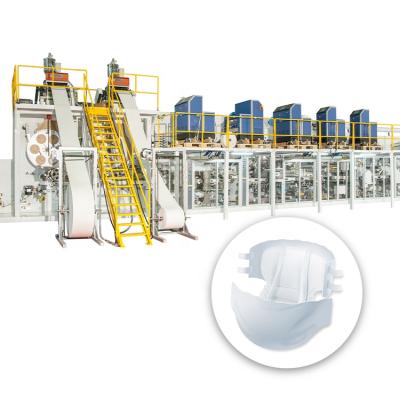 China PEIXIN Hotels ADULT DIAPER MAKING MACHINE PRODUCTION LINE for sale