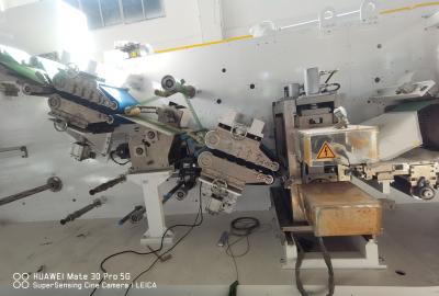 China Garment Shops Newest Design Special Embossing Full Servo Pull Up Adult Diaper Making Machine for sale