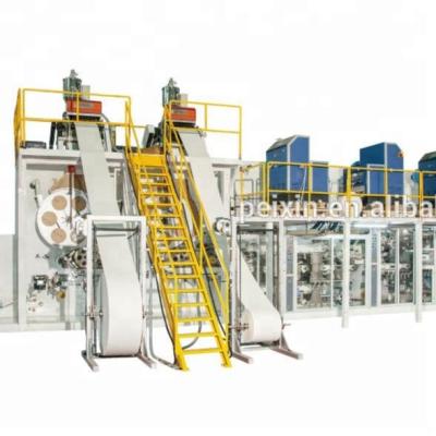 China Factory Servo Drive Full Automatic CE Certificated Inconvenient Adult Diaper Machine for sale