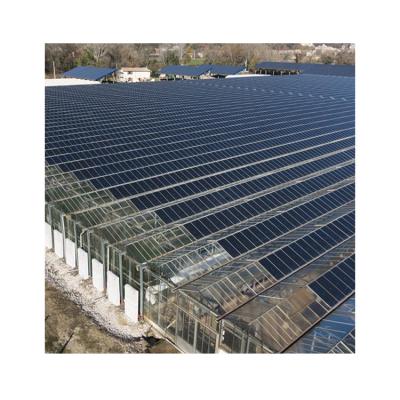 China Hot Dip Galvanized Factory Price Steel Hydroponic Photovoltaic Hydroponics System Tomatoes Greenhouse for sale