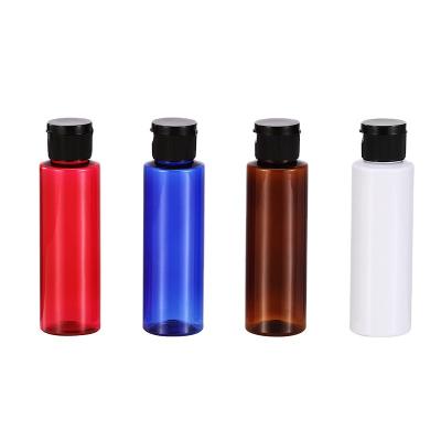 China Colorful Cosmetic Packing Plastic Spray Bottle 10ML Cylinder PET Bottle 4oz Plastic Plastic Bottle for sale