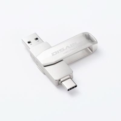 China Gifts Metal 2 in 1 Usb Flash Drive 2.0 Multifunction Usb 3.0 16gb 32gb 64gb 128gb 256gb 512gb Usb Flash Drive for sale