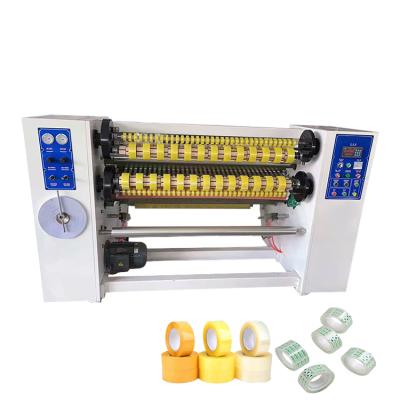 China Multifunctional food 1inch and 3inch two axles skotch tape cutting machine opp gum strip slitting machines for sale for sale