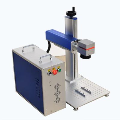 China 3D Wadjay Fast Laser 20W 30W 50W 60W 100W Fiber Laser Engraving Machine Metal Jewelry Fiber Laser Marking Machine for sale