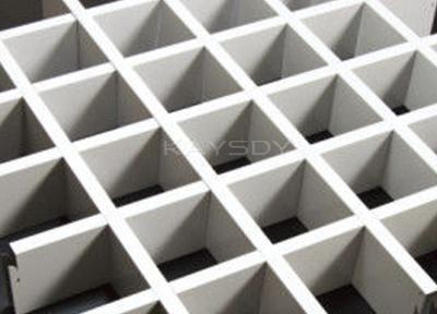 China Moisture Proof 32mm Height Suspended Aluminum Ceiling Grid With Powder Coating for sale