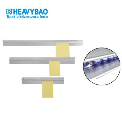 China Heavybao Restaurant Kitchen Stainless Steel Wall Transitional Bill Rail For Paper Floating Shelf for sale