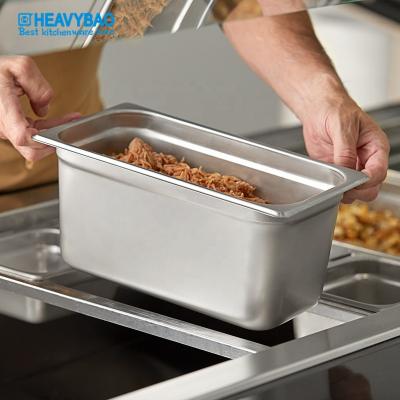 China Commercial Kitchen Heavybao Thicken High Quality Polished Self Serving Sideboard Pan Gastronorm Food Container for sale