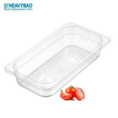 China Food Grade Polycarbonate Gastronorm Plastic Food Pan Container for sale