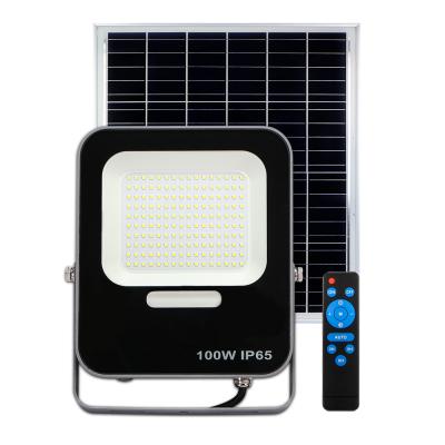 China Direct Selling Eco-friendly Aluminum Housing High Brightness KCD Factory Floodlight 100W 200W 300W Outdoor Solar Led Flood Light for sale