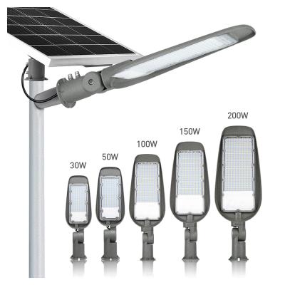 China Easy Installation KCD High Brightness IP67 Outdoor Motion Sensor Led 30W 50W 100W 150W 200W 300W Solar Street Light for sale