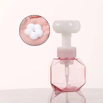 China Wholesale 300ml cosmetic pteg flower shaped hand sanitizer liquid 10oz kids plastic hand wash for sale