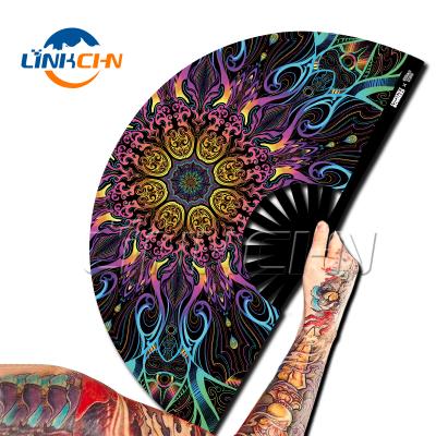 China Good Quality China Custom Printed Big Folding Hand Fans for sale