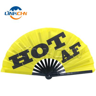 China China Custom Printed Large Folding Hand Held Fan For Sale for sale