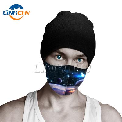 China Fashion Causal Cotton Reusable Polyester Custom Facemask for sale