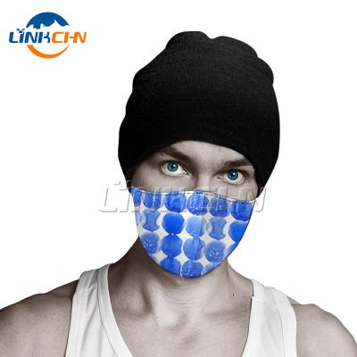 China Customized Causal Polyester Fabric Mouth Cover Face Mask for sale