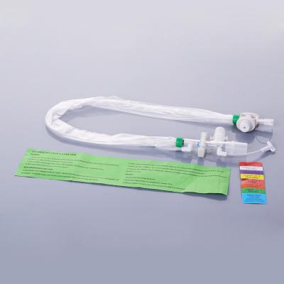 Chine Hospital Clinic University Closed System PVC Medical Suction Catheter Size 10 Size 14 à vendre